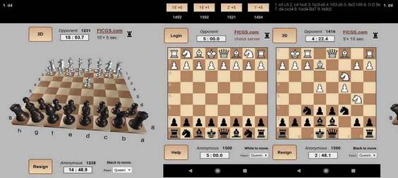 Play chess app
